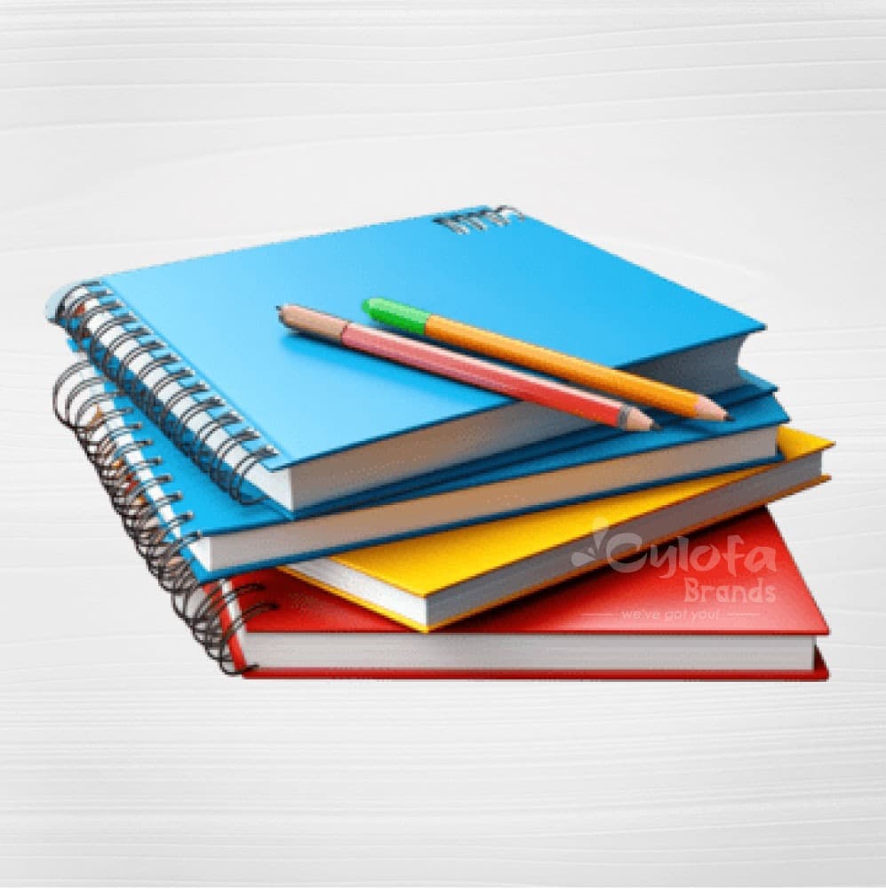 Colorful stationery and pens display